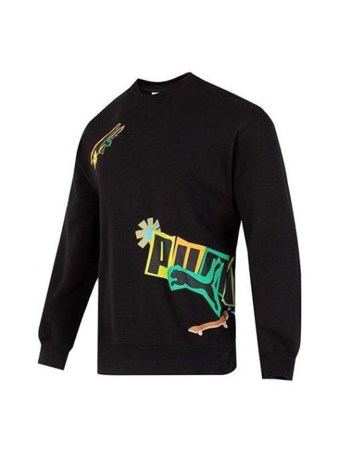 PUMA Classics Street Sport Crewneck Sweatshirt 'Black' 539968-01