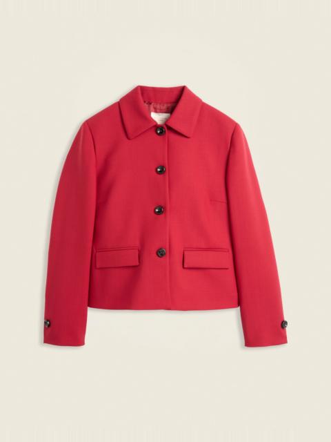 SLOWEAR Boxy fit bi-stretch wool jacket