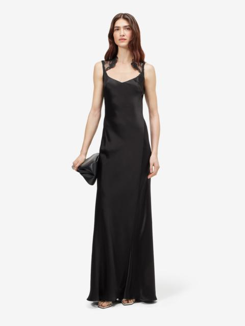 Alexander McQueen Women's Floral Lace Evening Dress in Black