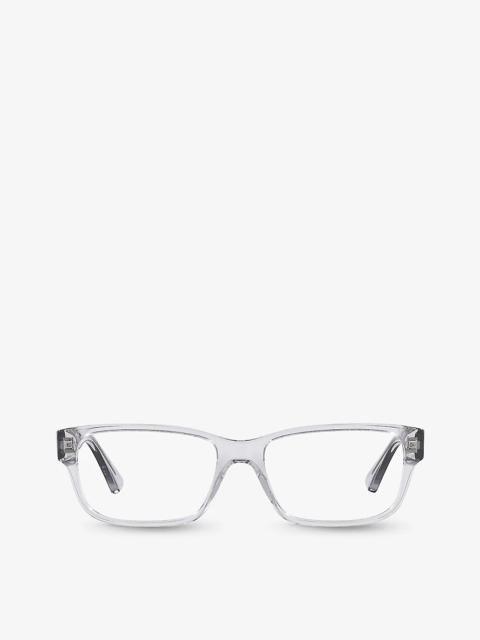 PR 18ZV pillow-frame acetate optical glasses