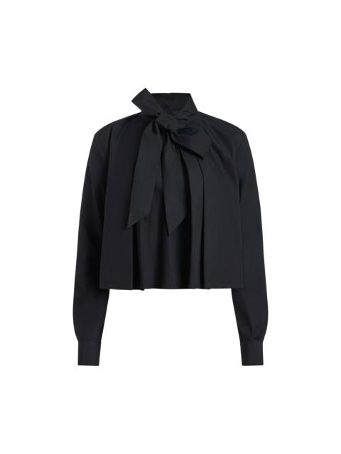DEREK LAM 10 CROSBY AIDEN TIE NECK BLOUSE