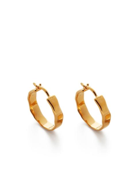 MONICA VINADER Siren Muse wave hoop earrings