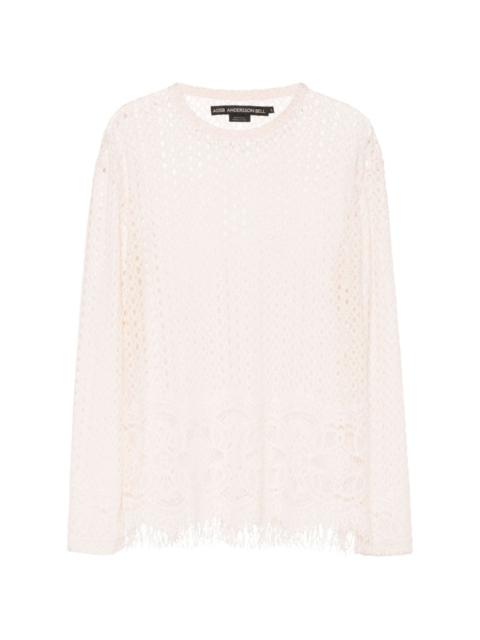 Andersson Bell lace long-sleeve T-shirt
