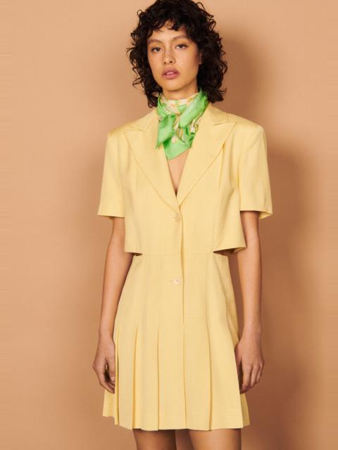 Sandro Tailored dress with cut-outs