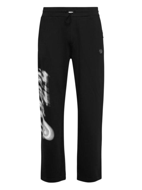 PHILIPP PLEIN signature-print track pants