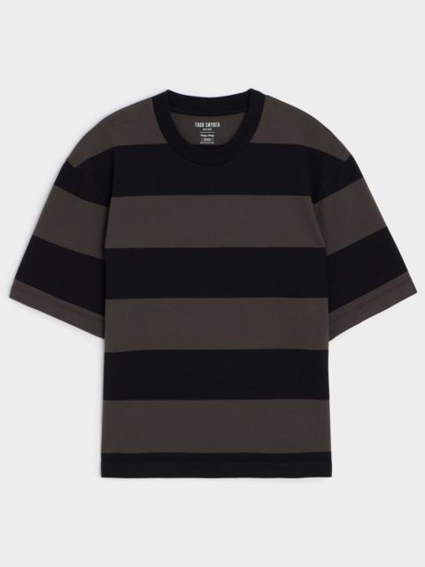 TODD SNYDER Boxy Jersey Rugby Tee