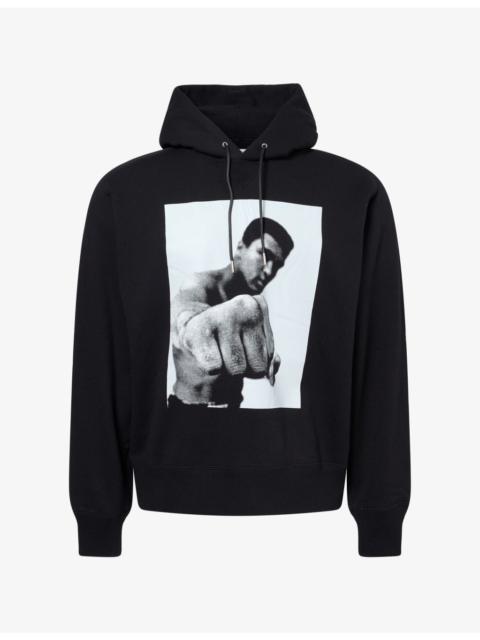sacai Ali Graphic-Print Cotton Hoody