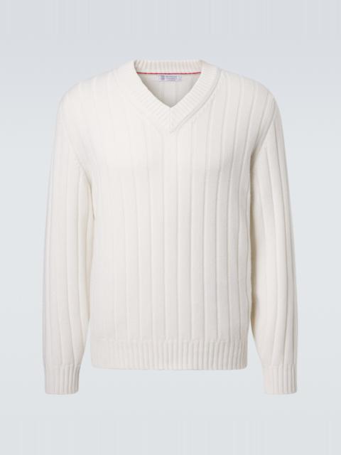Brunello Cucinelli Ribbed-knit cashmere sweater