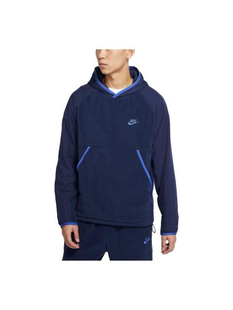 Nike Nike Solid Color Pullover Fleece Navy Blue Dark CU4364-410