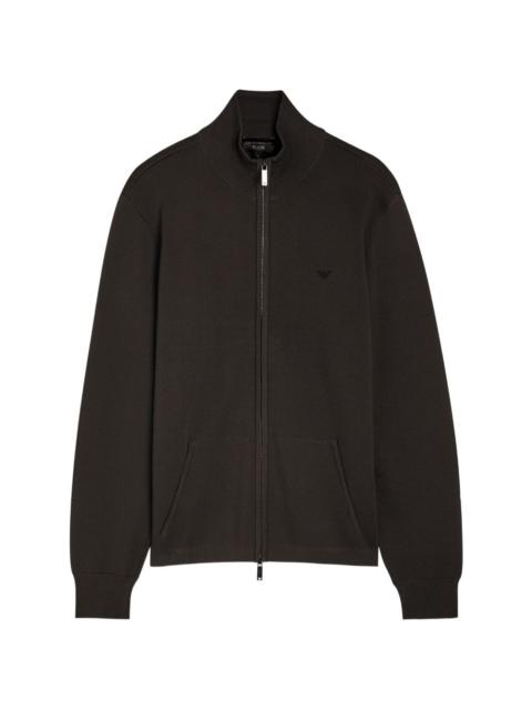 EMPORIO ARMANI zip-up cardigan