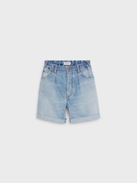 CELINE SUZANNE SHORTS IN RIDER WASH