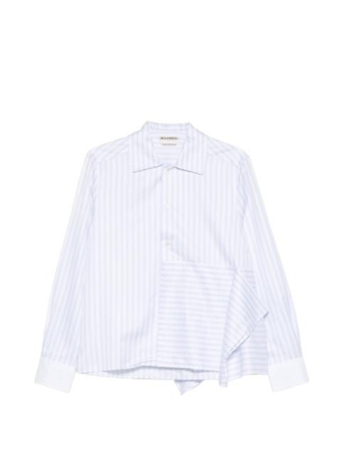 JW Anderson striped panel shirt