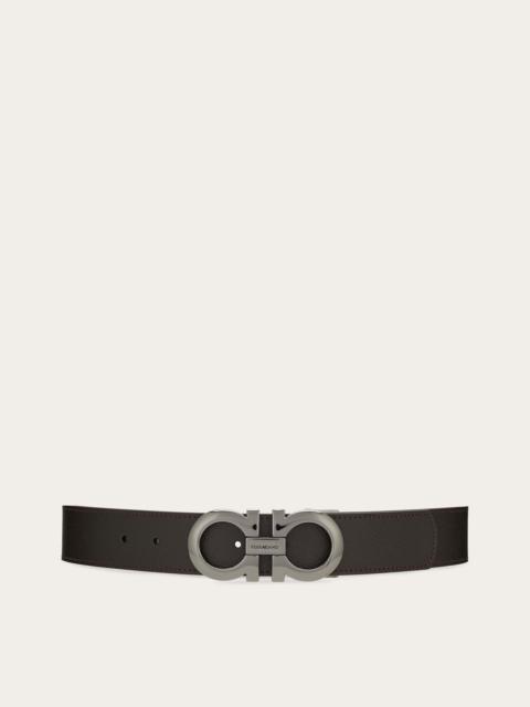 Reversible and adjustable Gancini belt