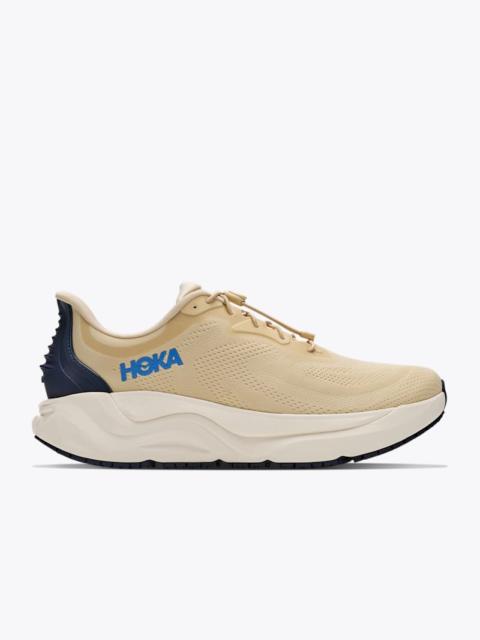 HOKA Men's Arahi SR Shoes in Barley Flour/Virtual Blue