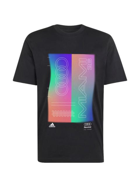 adidas Audi Revolut F1 Team Teamgeist Graphic Tee "Black" KF1533