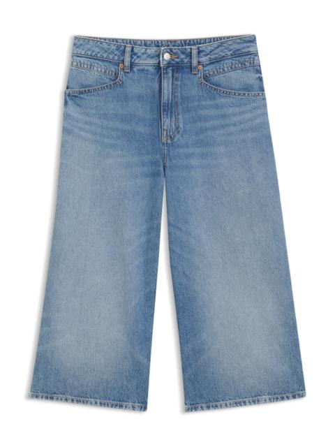 BOSS MID-RISE CROPPED JEANS IN A RELAXED FIT
