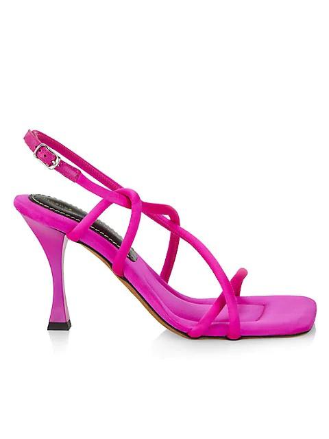 Proenza Schouler Square-Toe Strappy Sandals