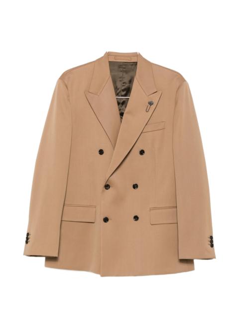 LARDINI Lardini Double-breasted Peak-lapel Blazer