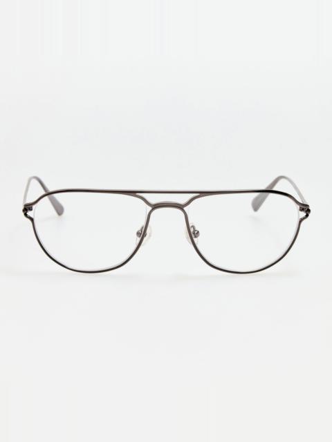 LINDA FARROW Aviator Optical in Nickel