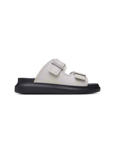 Alexander McQueen Gray Hybrid Slides