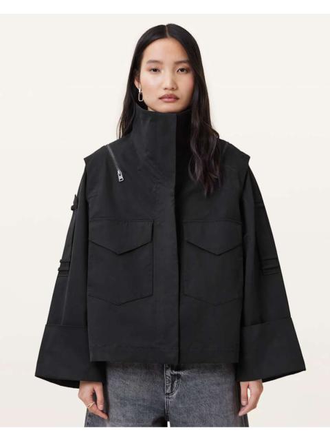 ALLSAINTS LEIGHTON COTTON UTILITY JACKET