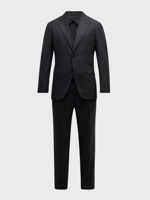Brioni Men's Wool Houndstooth Suit
