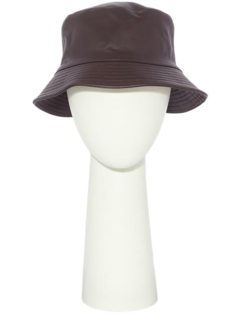 Yves Salomon Lambskin leather bucket hat