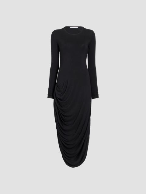 Proenza Schouler Women's Imogen Ruched Stretch-Jersey Midi Dress - Black