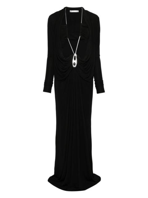 CHRISTOPHER ESBER draped jersey maxi dress