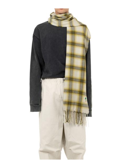 Maison MIHARAYASUHIRO Ombre Check Scarf