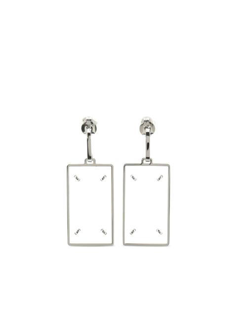 Maison Margiela Four Stitches pendant earrings