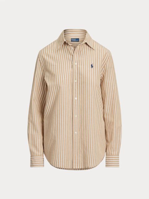 Polo Ralph Lauren Classic Fit Striped Cotton-Linen Shirt