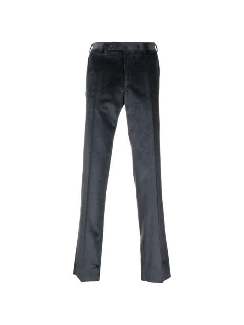 Canali straight-leg velvet corduroy trousers