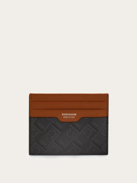 FERRAGAMO Ferragamo Monogram credit card holder
