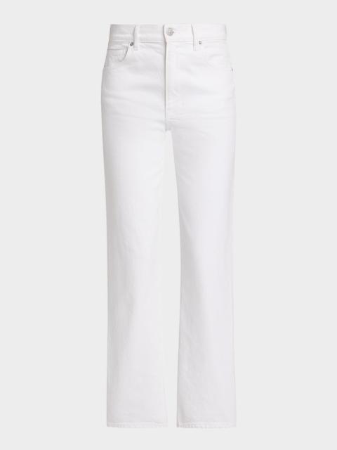 VERONICA BEARD Leah Mid-Rise Straight Ankle Jeans