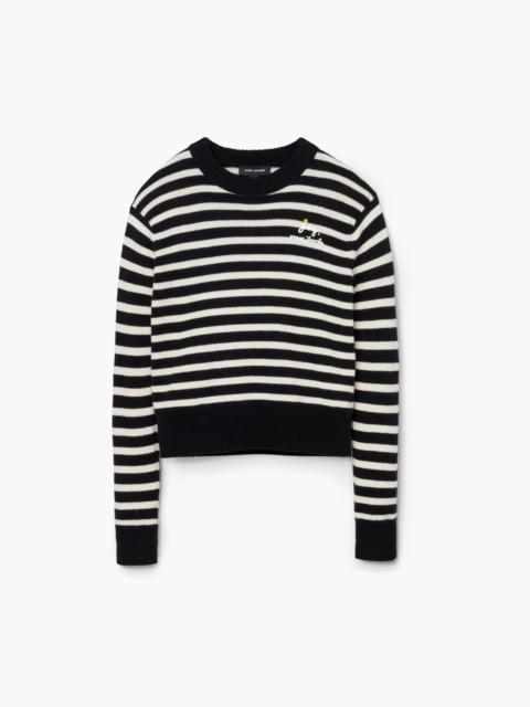 Marc Jacobs JOY STRIPED CREWNECK