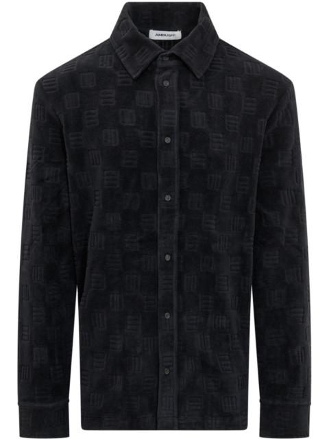 Ambush monogram-pattern shirt