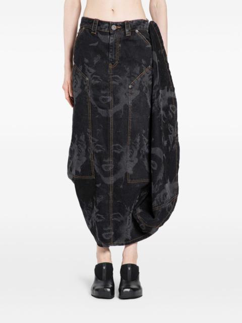VAQUERA Prom denim skirt