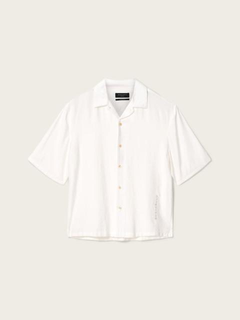 ALLSAINTS PURLEY OVERSIZED SHORT SLEEVE SHIRT