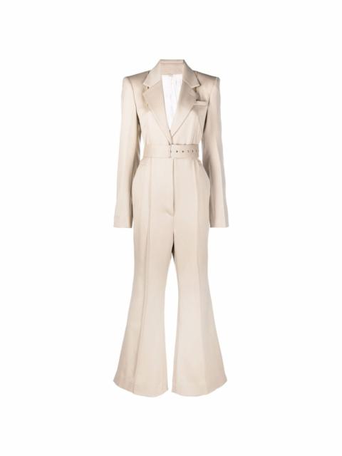PETER DO belted tailored jumpsuit