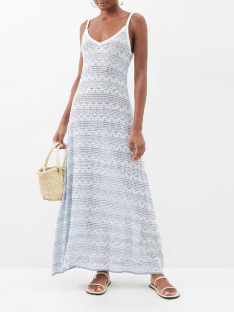 Palais open-knit maxi dress