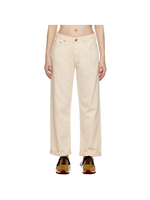 rag & bone Beige Dre Jeans