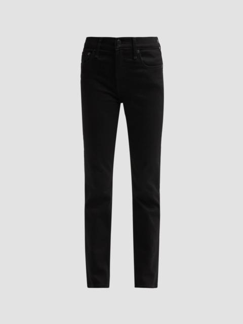 rag & bone Women's Flexi Wren Mr Full Slim Jeans - Black