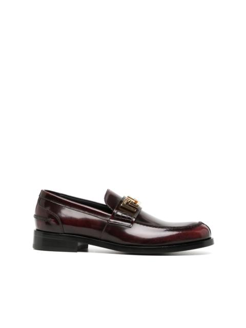 VERSACE Greca leather loafers