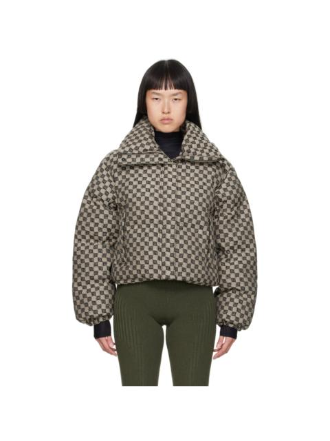 MISBHV MISBHV Signature Jacquard Canvas Monogram Puffer Jacket