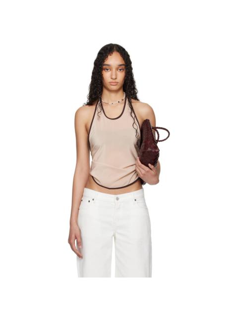 BASERANGE SSENSE Exclusive Pink Apron Wrap Top