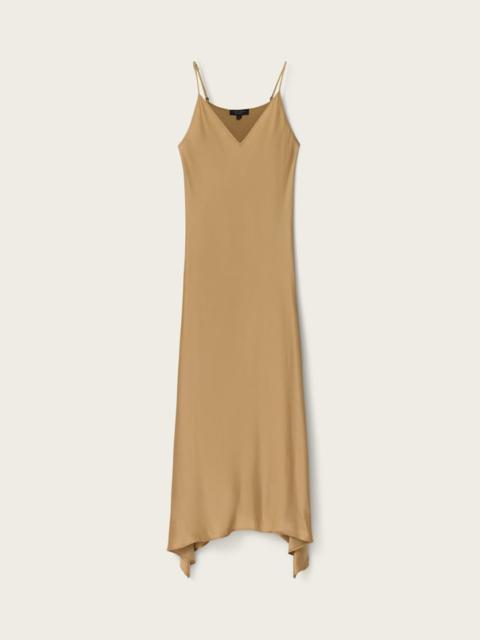 ALLSAINTS LEONA V-NECK MAXI SLIP DRESS