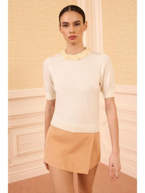 ULLA JOHNSON Jude SS Embellished Top