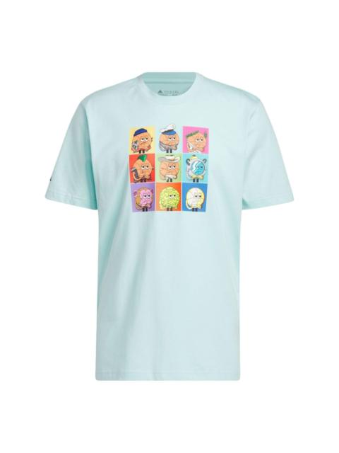 adidas adidas Metaverse Lil' Stripe PFP Tee 'Turquoise' IM4612