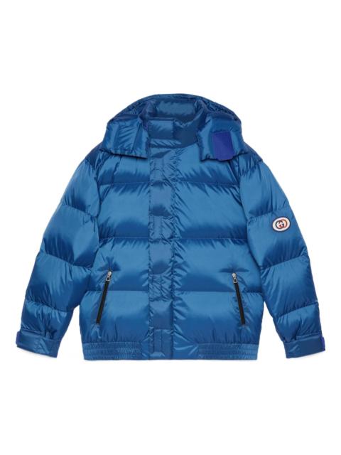 GUCCI Gucci Down Jacket With Detachable Hood 'Blue' 714813-Z8A5L-4269